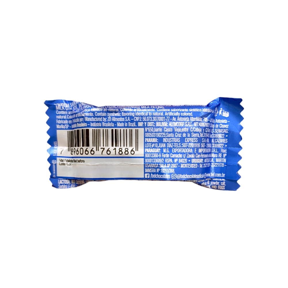Bombón masticable sabor leche Bel (9 g) - Miniatura 2
