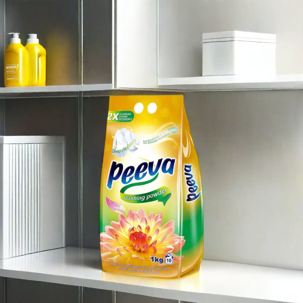 Detergente en polvo 3 en 1 Peeva (875 g / 1.92 lb) - Miniatura 4