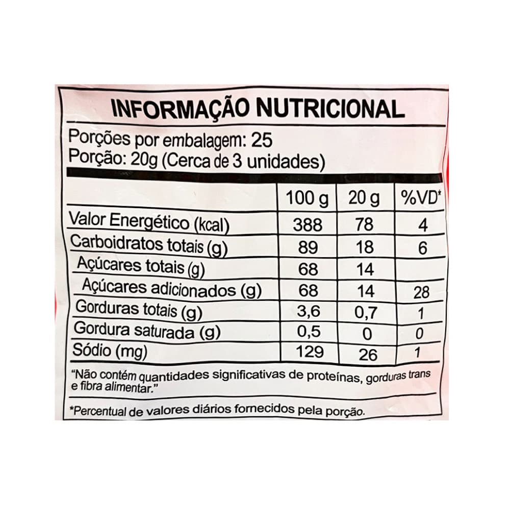 Caramelos duros frutas premium Florestal (500 g / 1.10 lb) - Miniatura 2