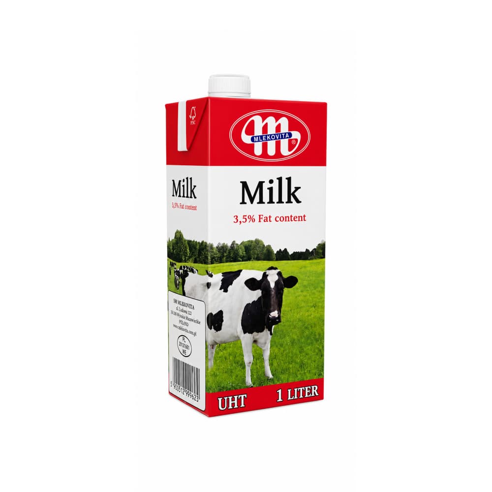 Leche entera Mlekovita (1 L) - Miniatura 1