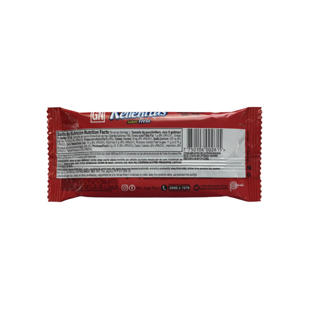 Galletas GN Rellenitas sabor fresa (36 g / 1.27 oz) - Miniatura 3