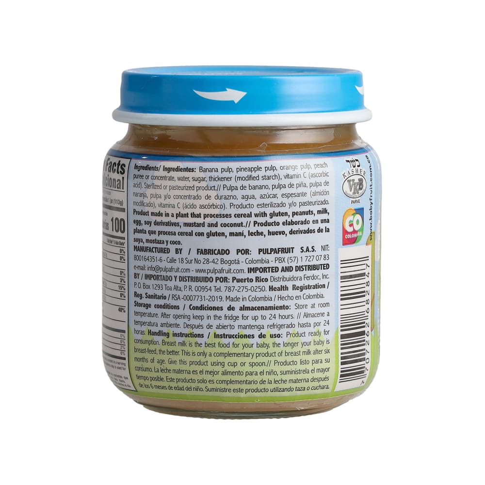 Compota de frutas mixtos Baby Fruit (113 g / 4 oz) - Miniatura 3