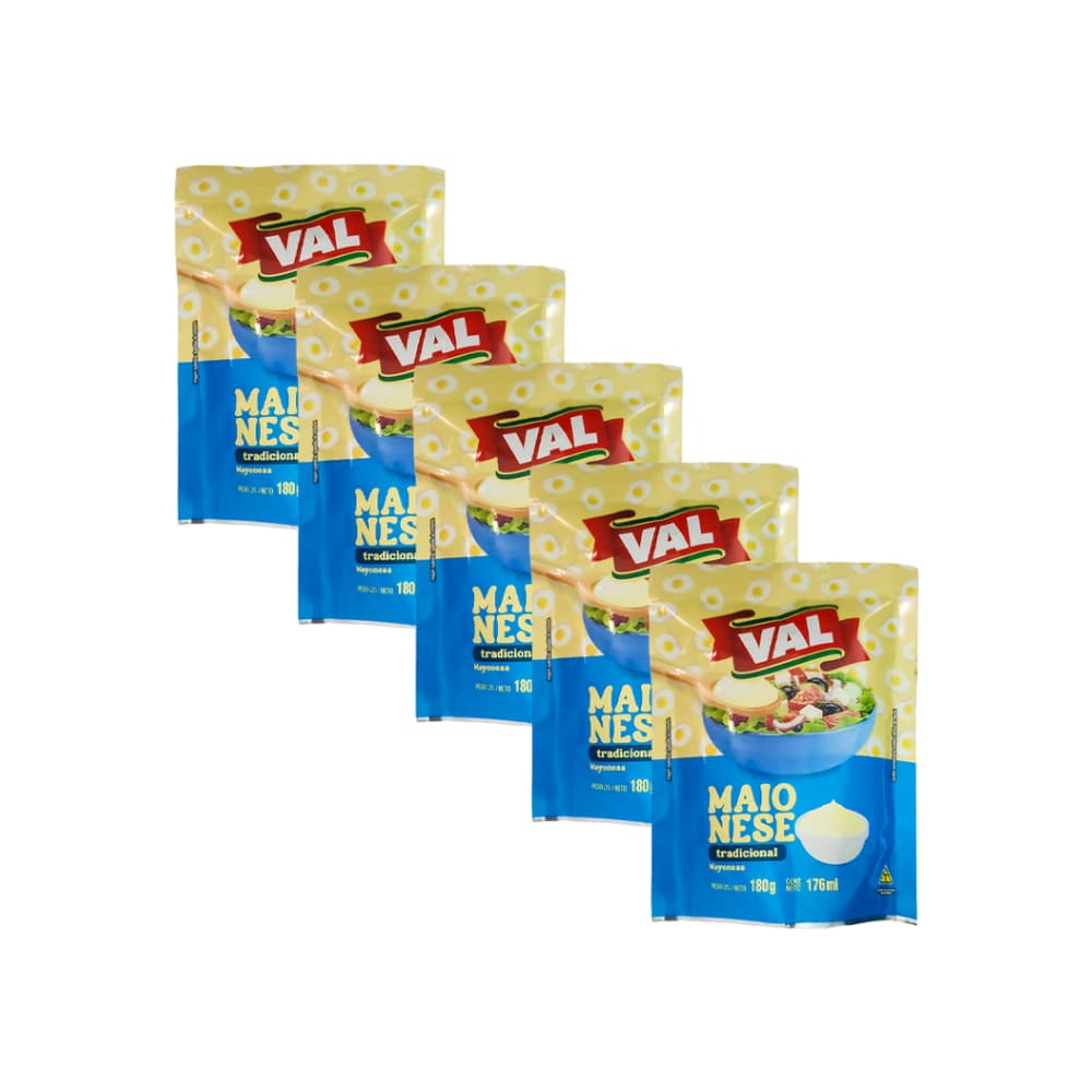 Mayonesa tradicional (5 x 180g / 6.34 oz) - Imagen 1