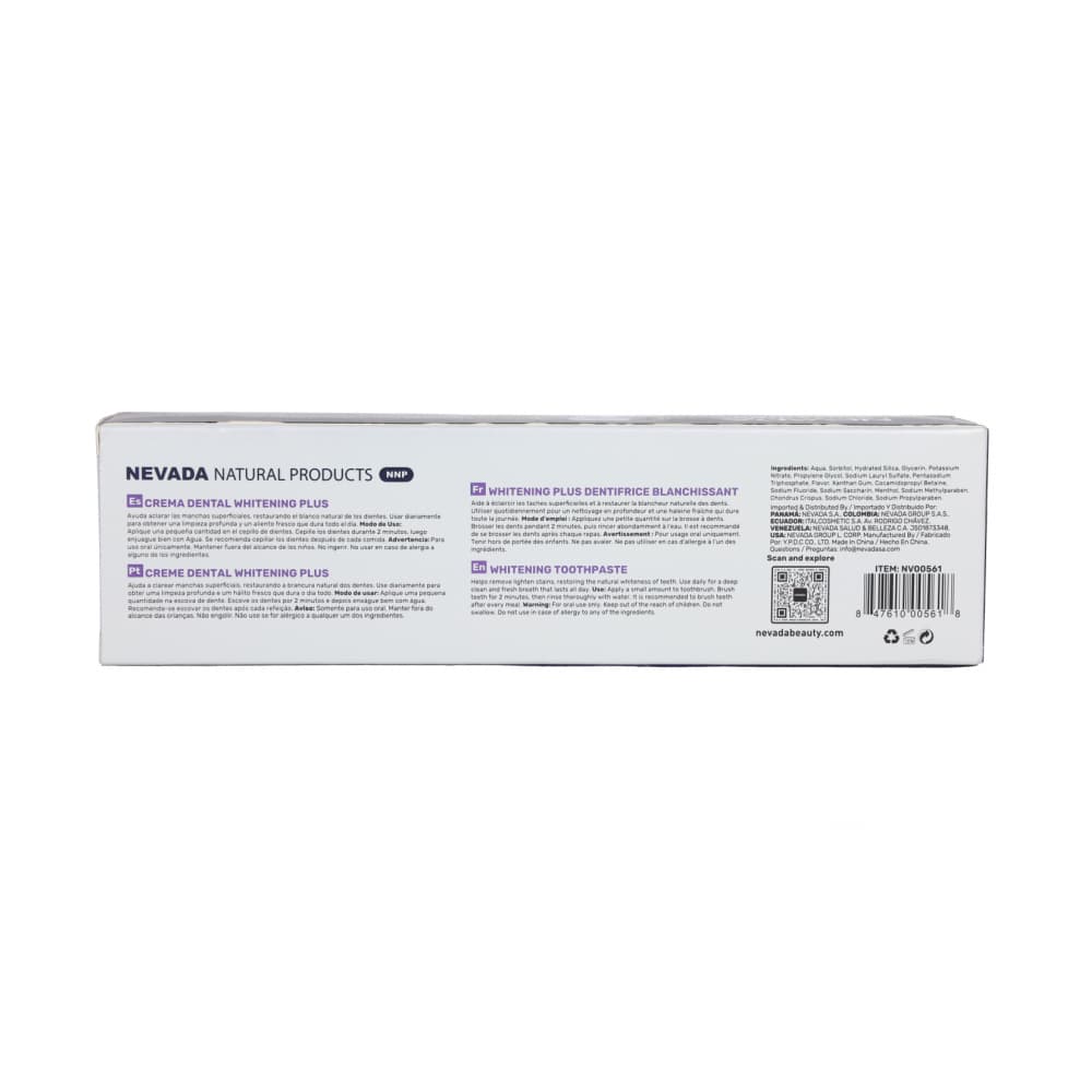 Pasta dental blanqueadora + sensible Nevada (100 g / 2.50 oz) - Miniatura 2