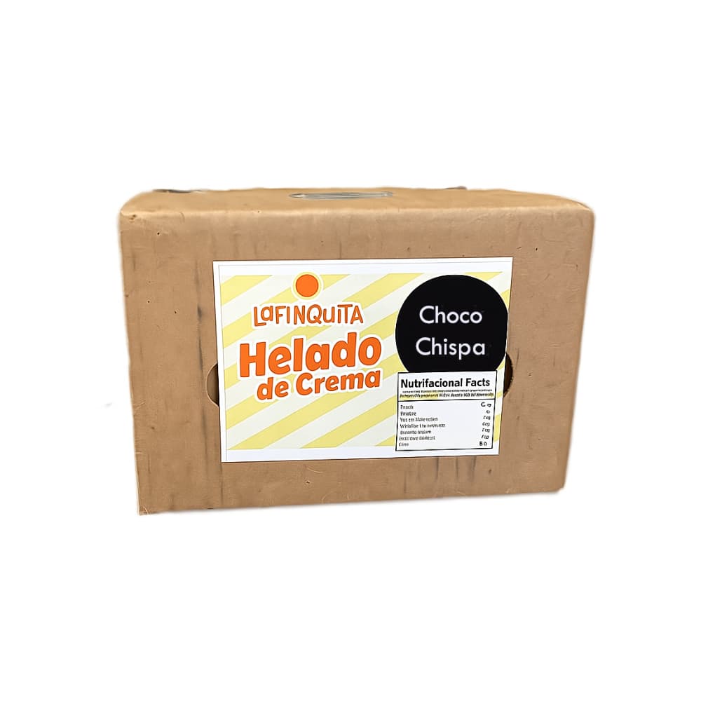 Helado sabor choco chispa La Finquita (4 L) - Imagen 1
