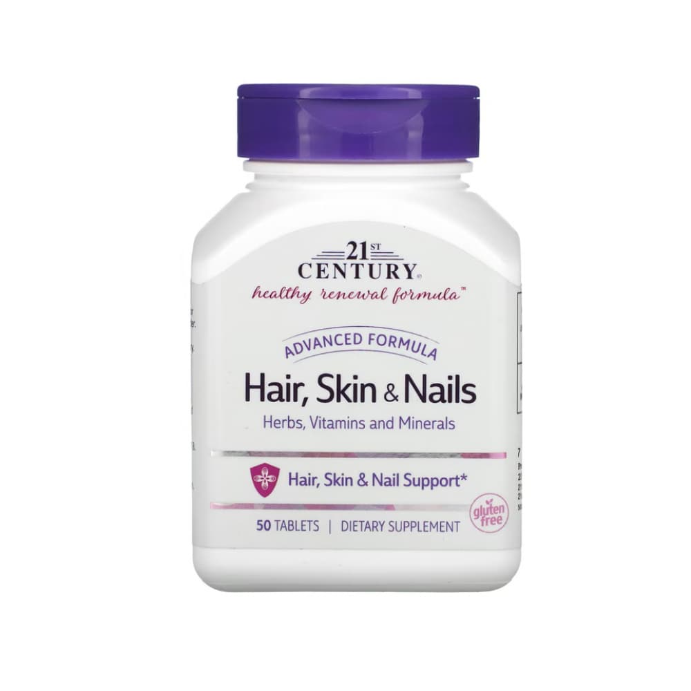 Suplemento dietético para cabello, piel y uñas 21st Century (50 tablets) - Miniatura 2