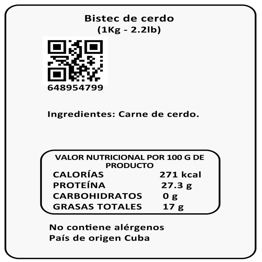 Bistec de cerdo Y&D Ricos (1 kg / 2.2 lb) - Miniatura 2