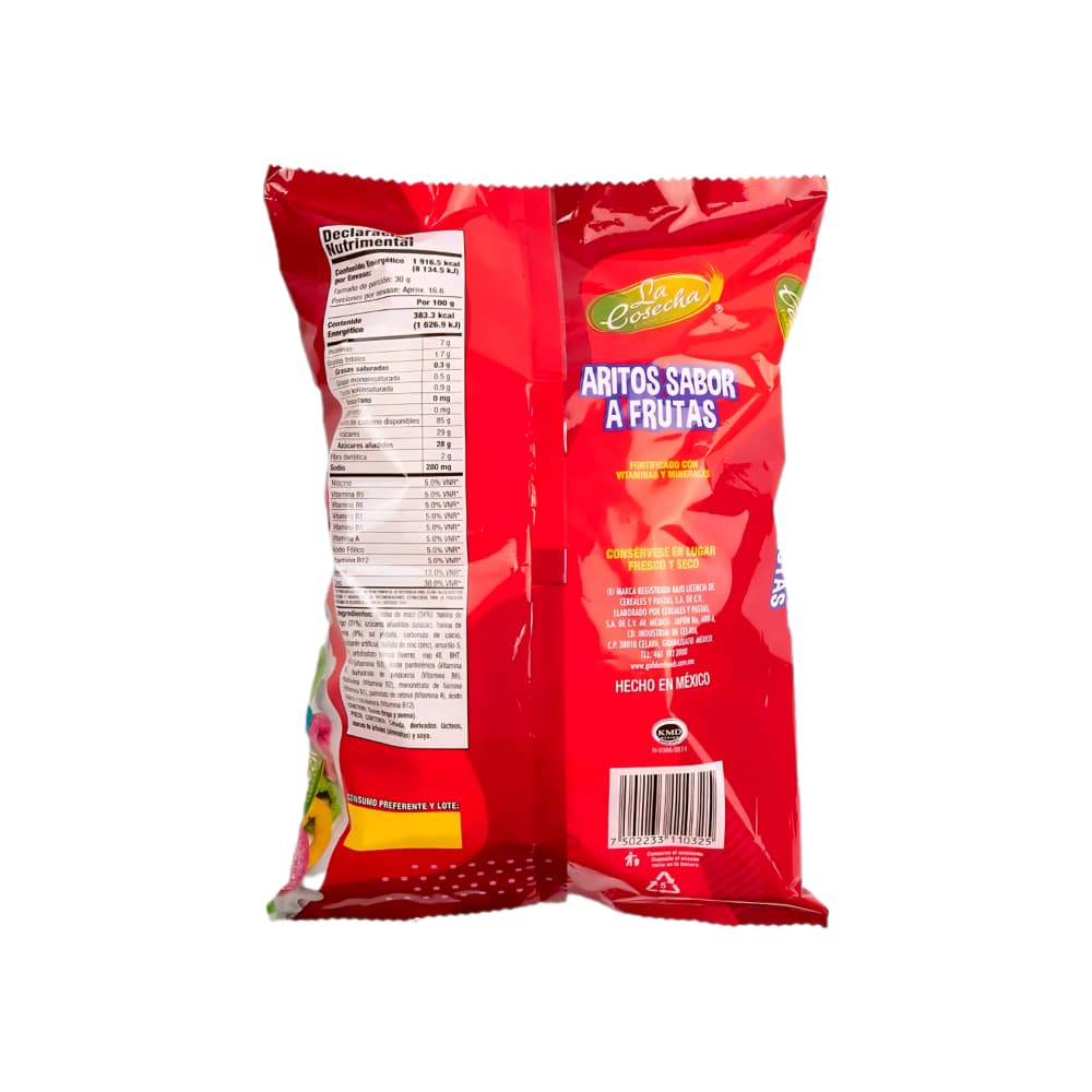 Cereal de aritos sabor a frutas La Cosecha Golden Foods (500 g / 1.10 lb) - Miniatura 2