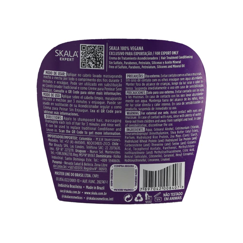 Tratamiento para cabellos lisos 2 en 1 Mais Lisos Skala (1 kg / 2.2 lb) - Miniatura 3