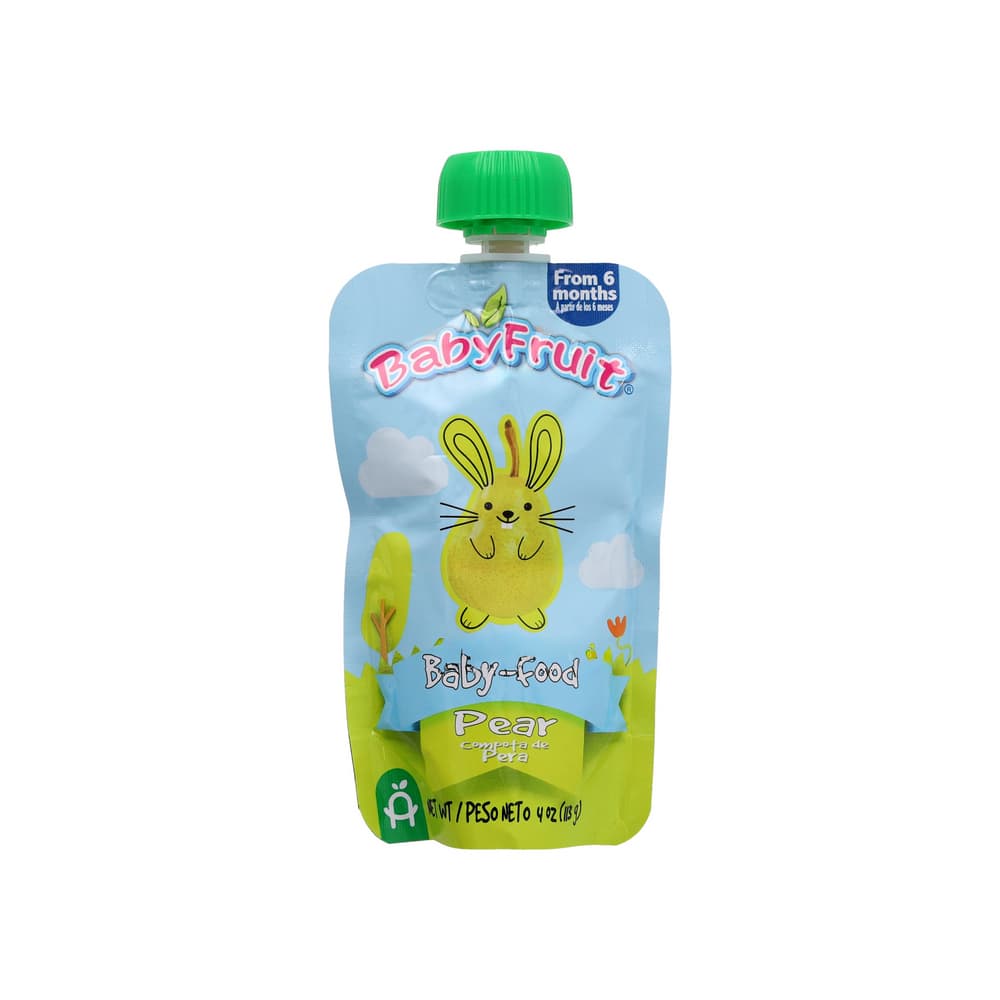 Compota de pera Baby Fruit (113 g / 4 oz) - Imagen 1