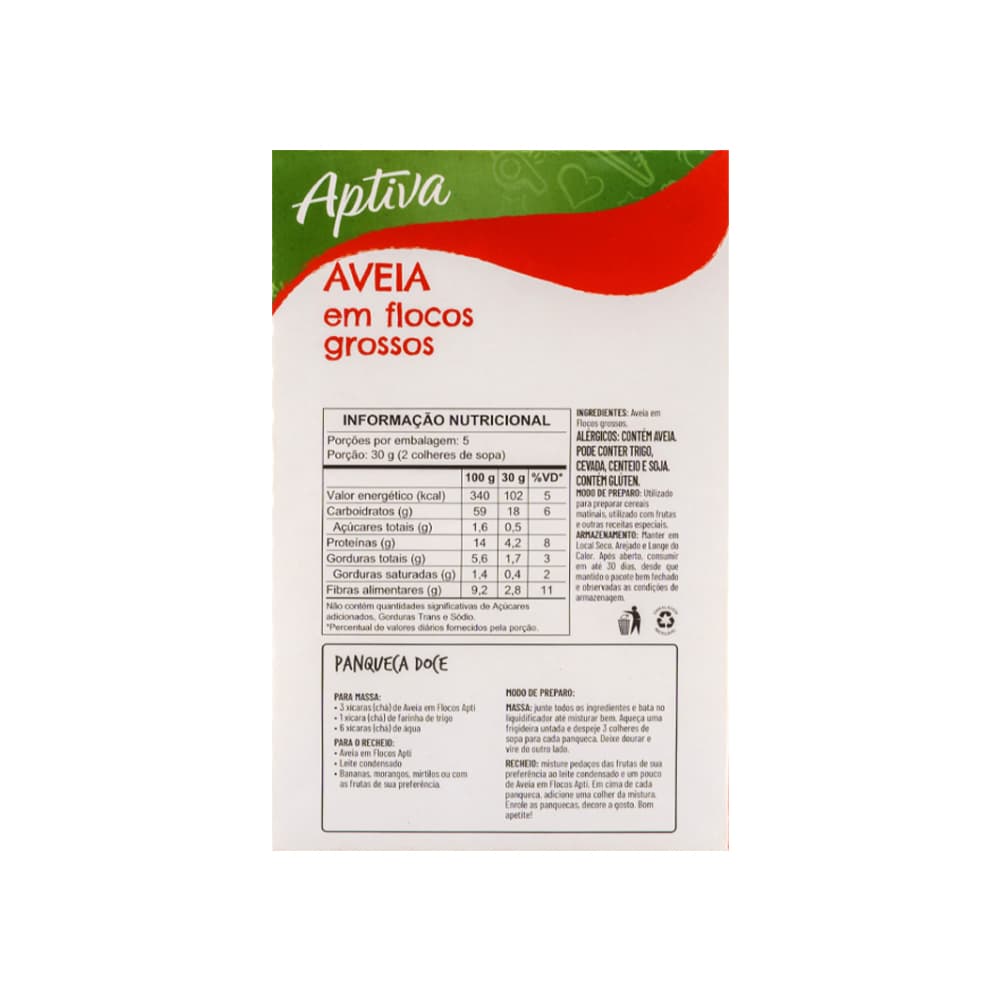 Avena de copos gruesos Apti (150 g / 5.29 oz) - Miniatura 3