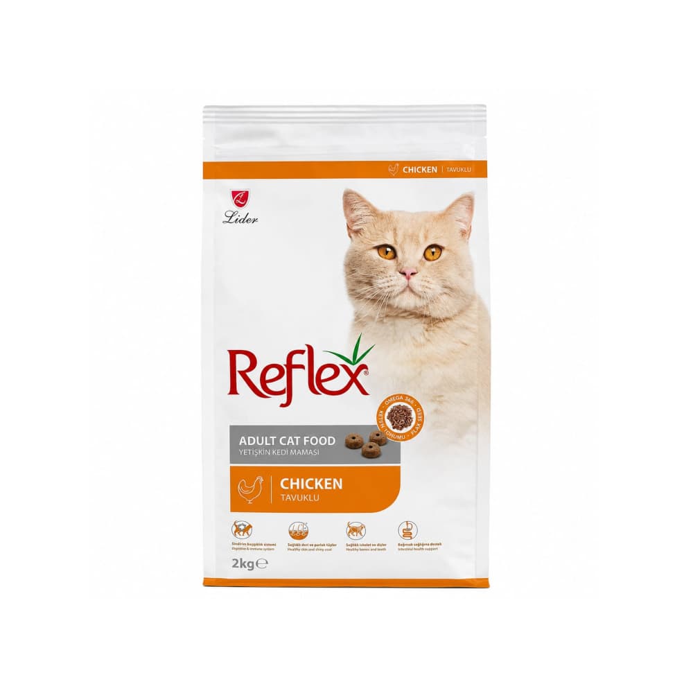 Pienso para gatos adultos con sabor a pollo Reflex (2 kg / 4.4 lb) - Miniatura 1