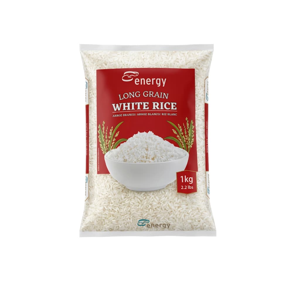 Arroz blanco de grano largo Energy (1 kg / 2.2 lb) - Miniatura 1
