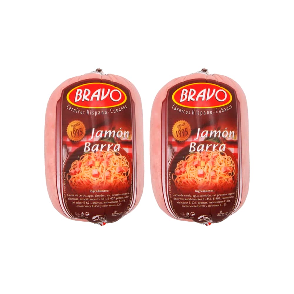 Jamón barra Bravo (2 x 2 kg / 4.4 lb) - Imagen 1
