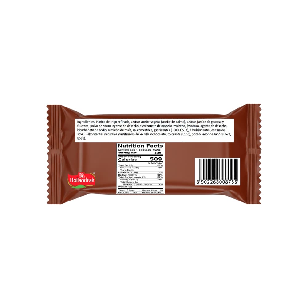 Galletas con crema de chocolate Grab'n'Go Holland Park (37 g / 1.30 oz) - Miniatura 2