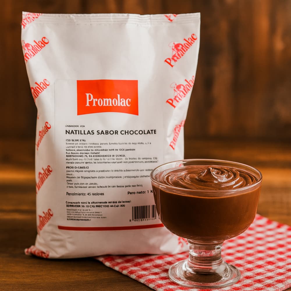 Natilla sabor chocolate Promolac (1 kg / 2.2 lb) - Miniatura 4