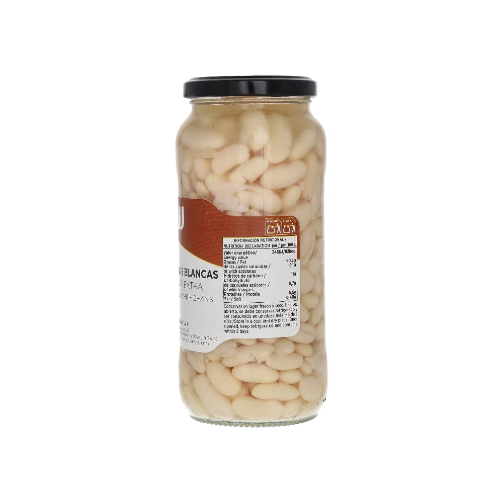 Alubias blancas cocidas extra Juan José Jiménez (560 g / 1.23 lb) - Miniatura 2