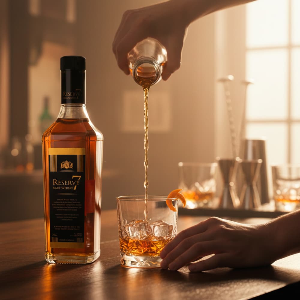 Whisky premium Reserve 7 (750 ml) - Miniatura 4