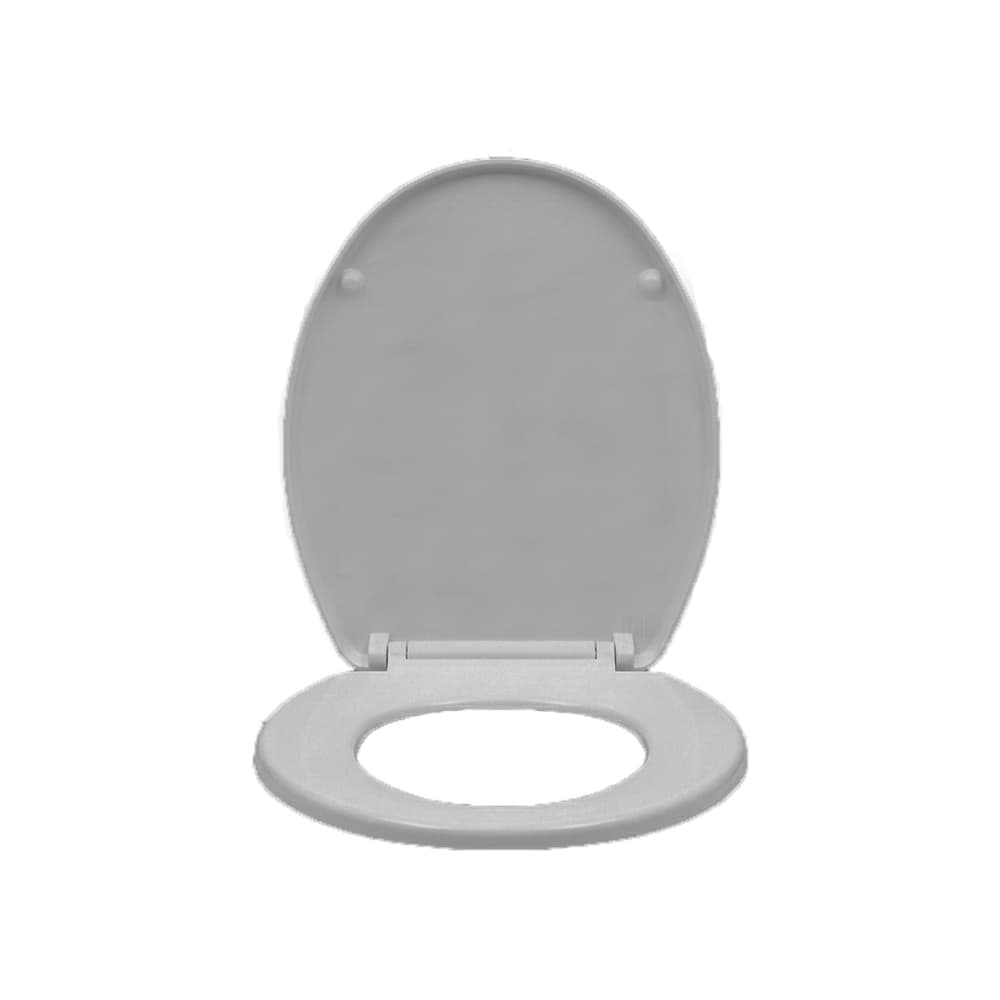 Cubierta para asiento de inodoro de 17 pulgadas blanca TOYO (1 U) - Miniatura 3