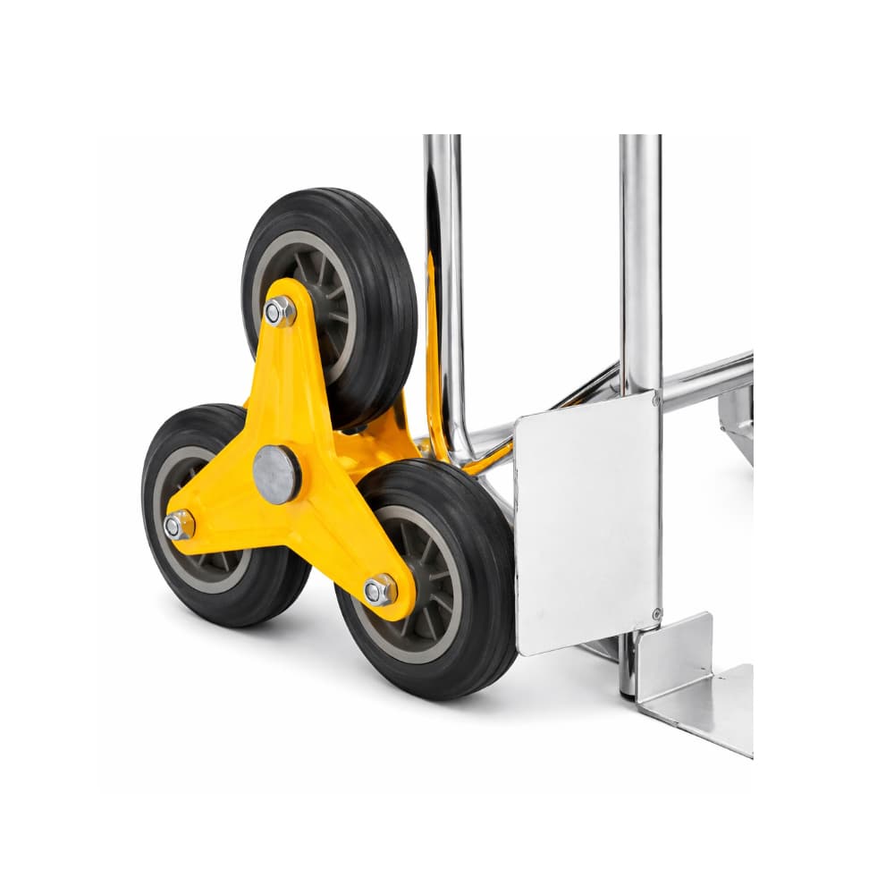 Carretilla - carrito manual de aluminio de 6 ruedas para transportar carga 100 kg Vonder CCV0100 - Miniatura 2