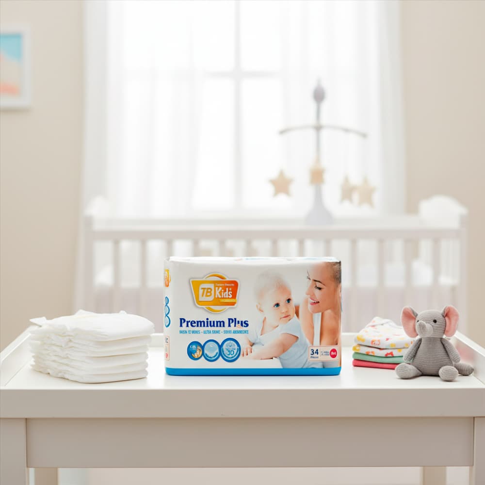 Pañales desechables M/2 TB Kids Premium Plus (34 U) - Miniatura 4