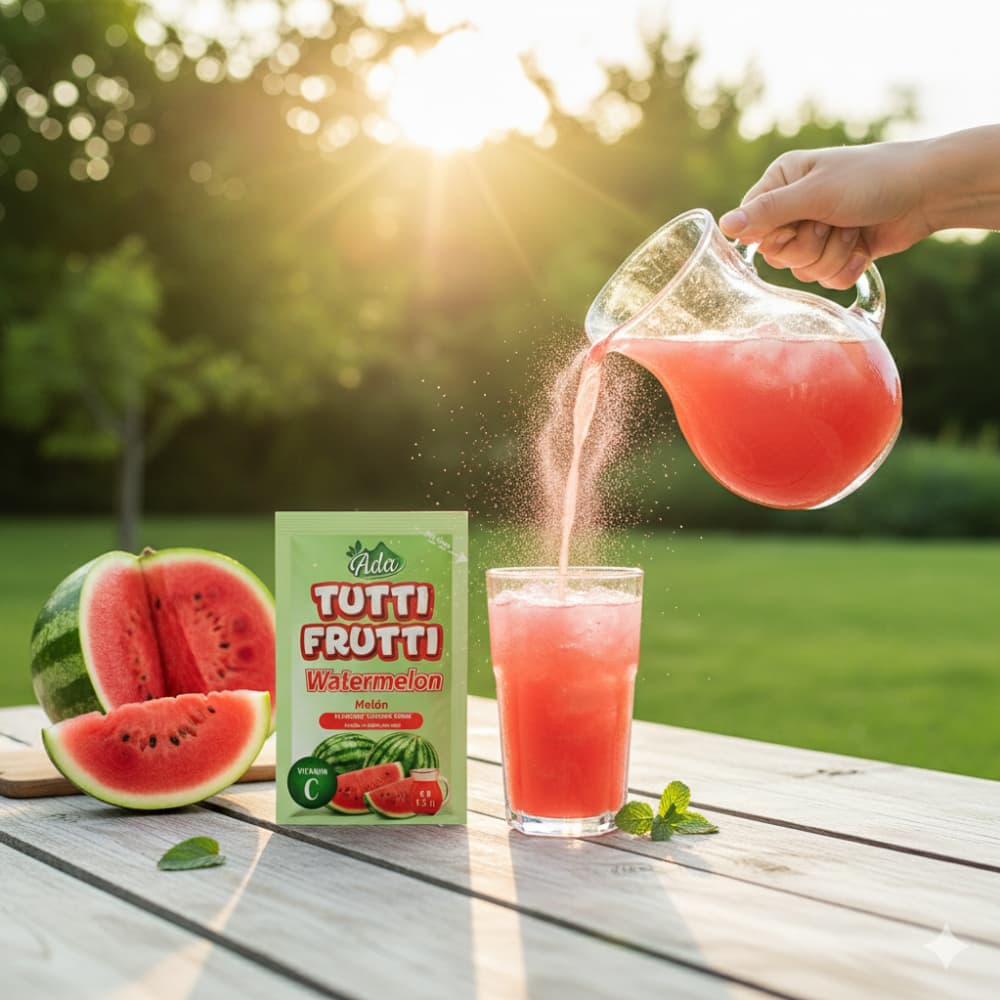 Refresco instantáneo sabor melón Tutti Frutti Ada (6 g) - Miniatura 4