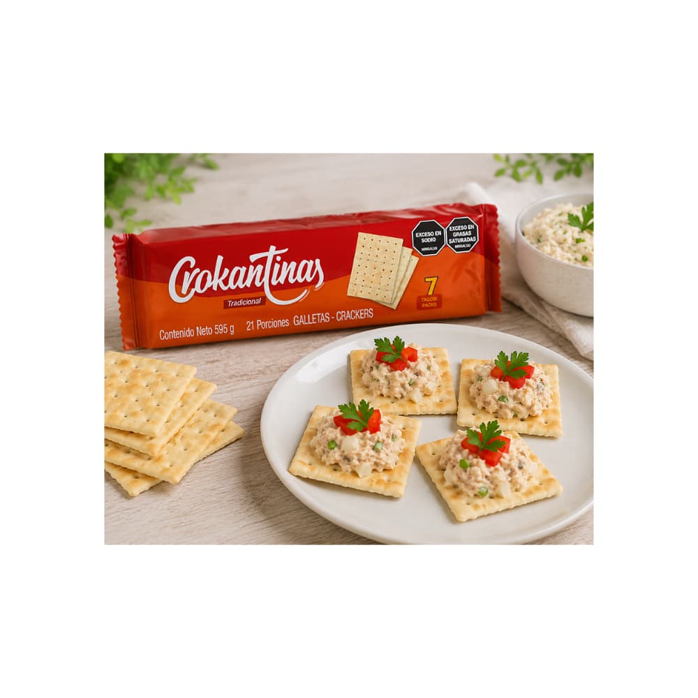 Galletas saladas Crokantinas (595 g / 1.31 lb) - Miniatura 5