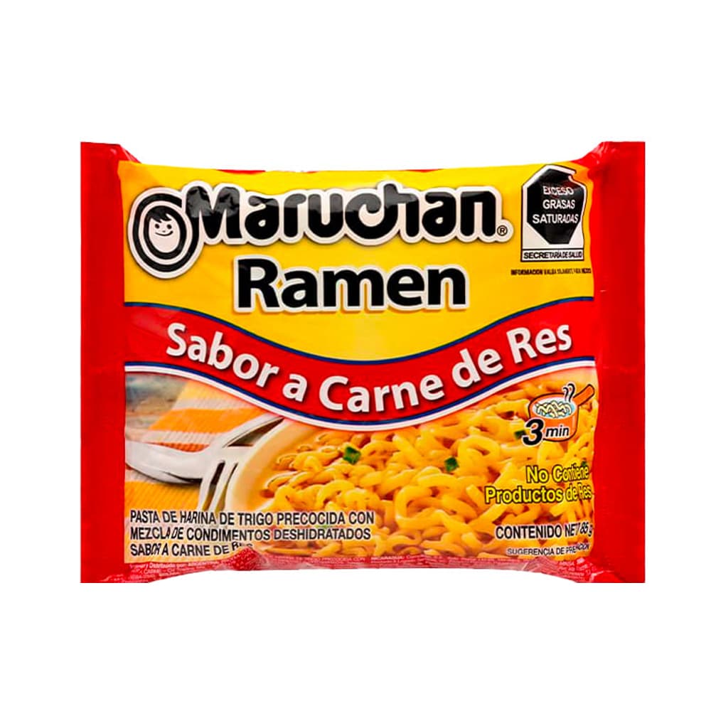 Sopa instantánea con sabor a carne de res Maruchan Ramen (85 g / 3 oz) - Miniatura 2