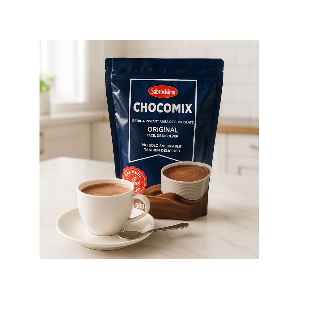 Bebida instantánea sabor a chocolate Sabrosísimo (500 g / 1.1 lb) - Miniatura 2