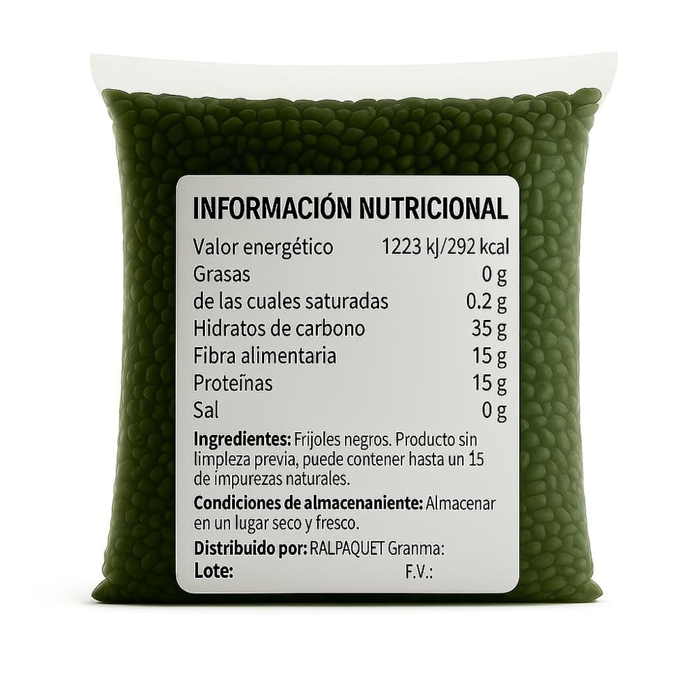 Frijoles negros Ralpaquet (2.26 kg / 5 lb) - Miniatura 2