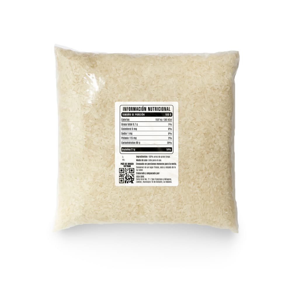 Arroz de grano largo Cosecha Real (8 x 2.27 kg / 5 lb) - Miniatura 3