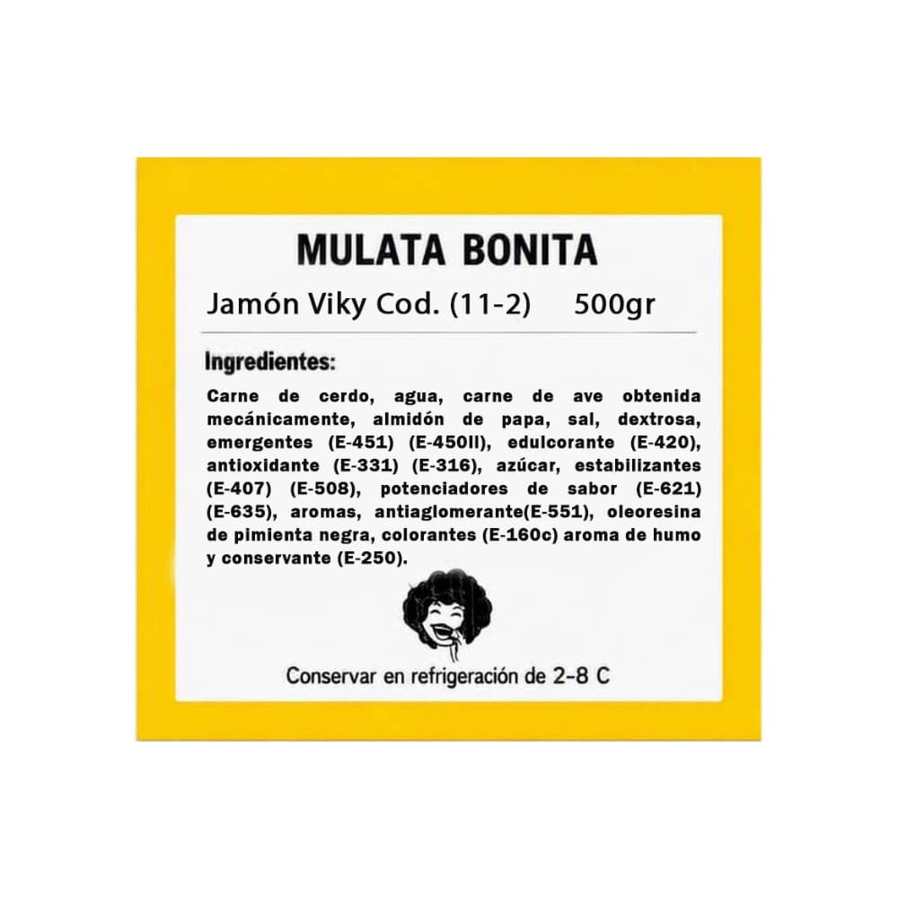 Jamón viky Mulata Bonita (500 g / 1.10 lb) - Miniatura 3