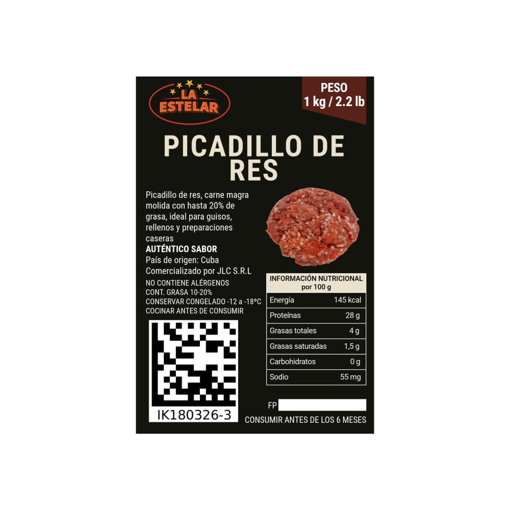 Picadillo de res La Estelar (1 kg / 2.2 lb) - Miniatura 4
