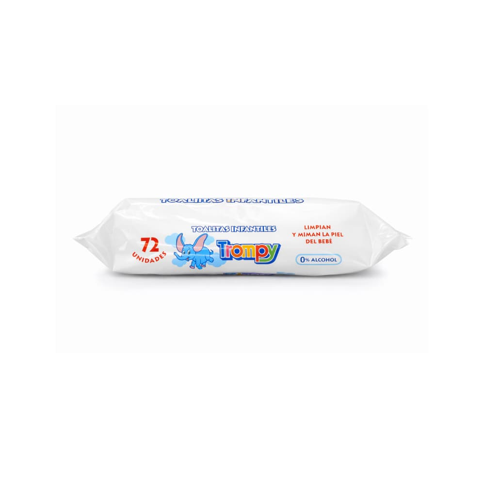 Toallitas húmedas infantiles Trompy (72 U) - Miniatura 2