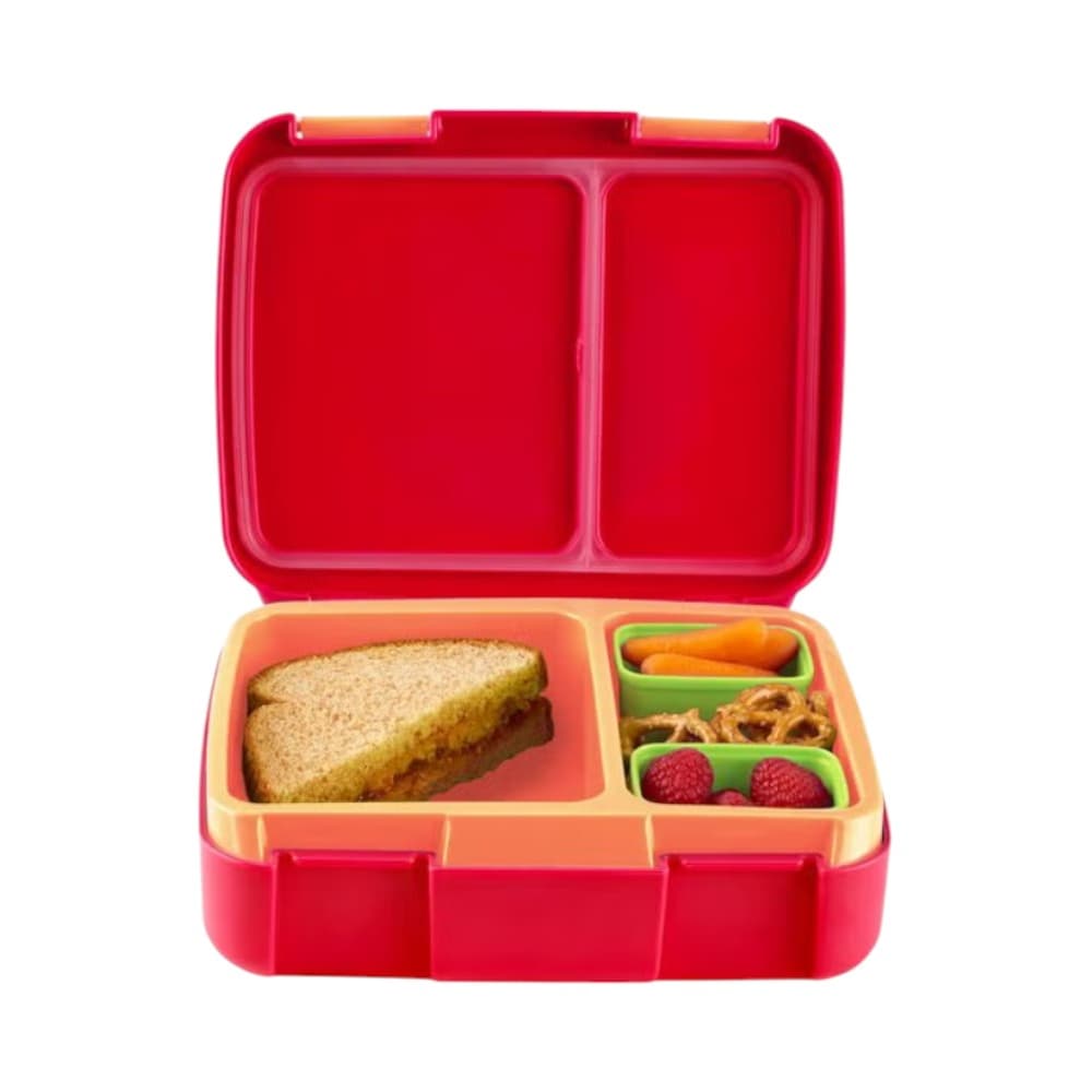 Lonchera plástica con diseño de zorro - Imagen 1