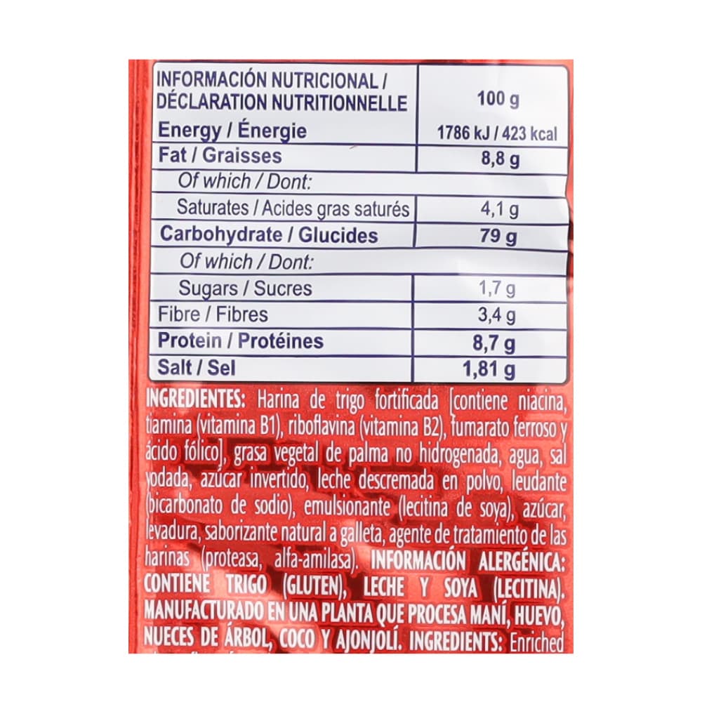 Galletas saladas Crakeñas Colombina (150 g / 5.26 oz) - Miniatura 3