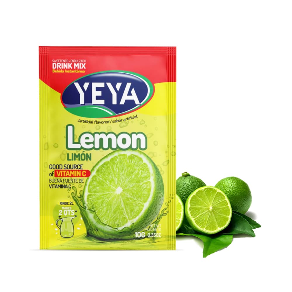 Refresco instantáneo sabor a limón YEYA (10 g) - Miniatura 4