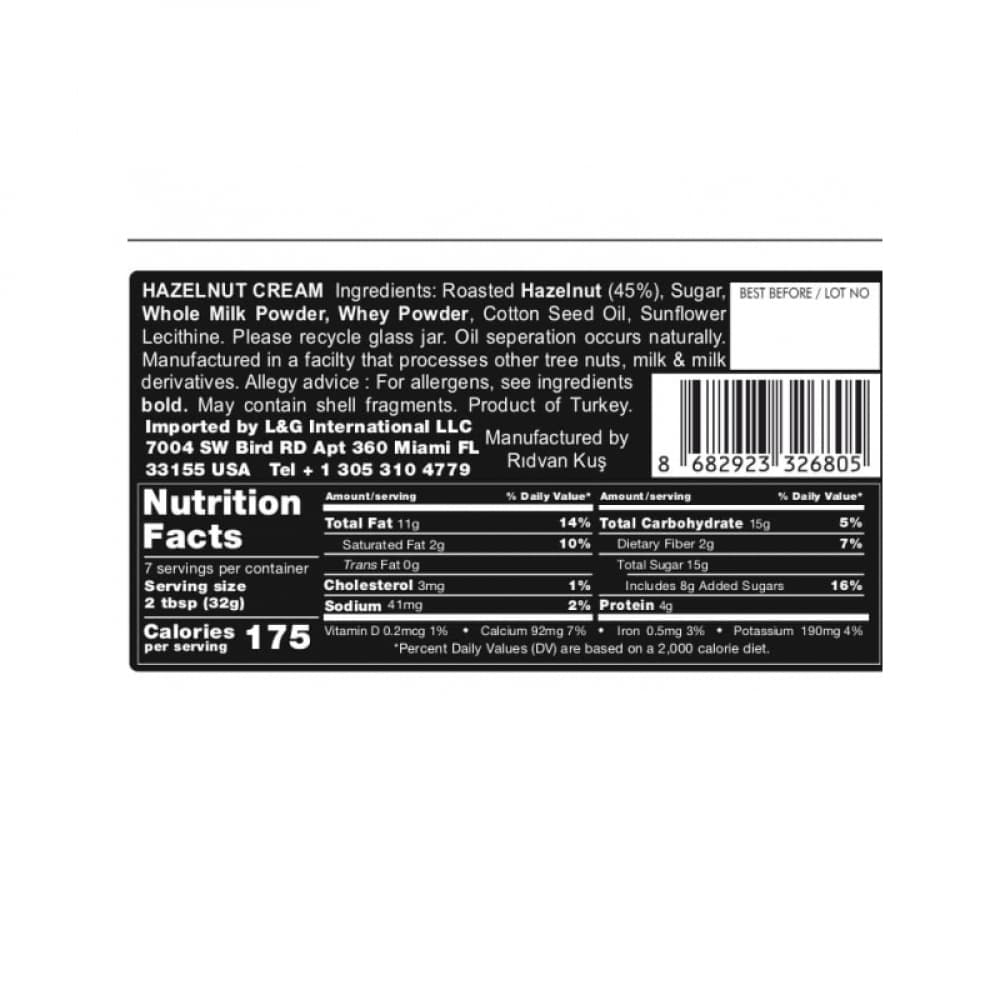 Crema de avellanas para untar Nuttime (4 x 250 g / 8.80 oz) - Miniatura 3