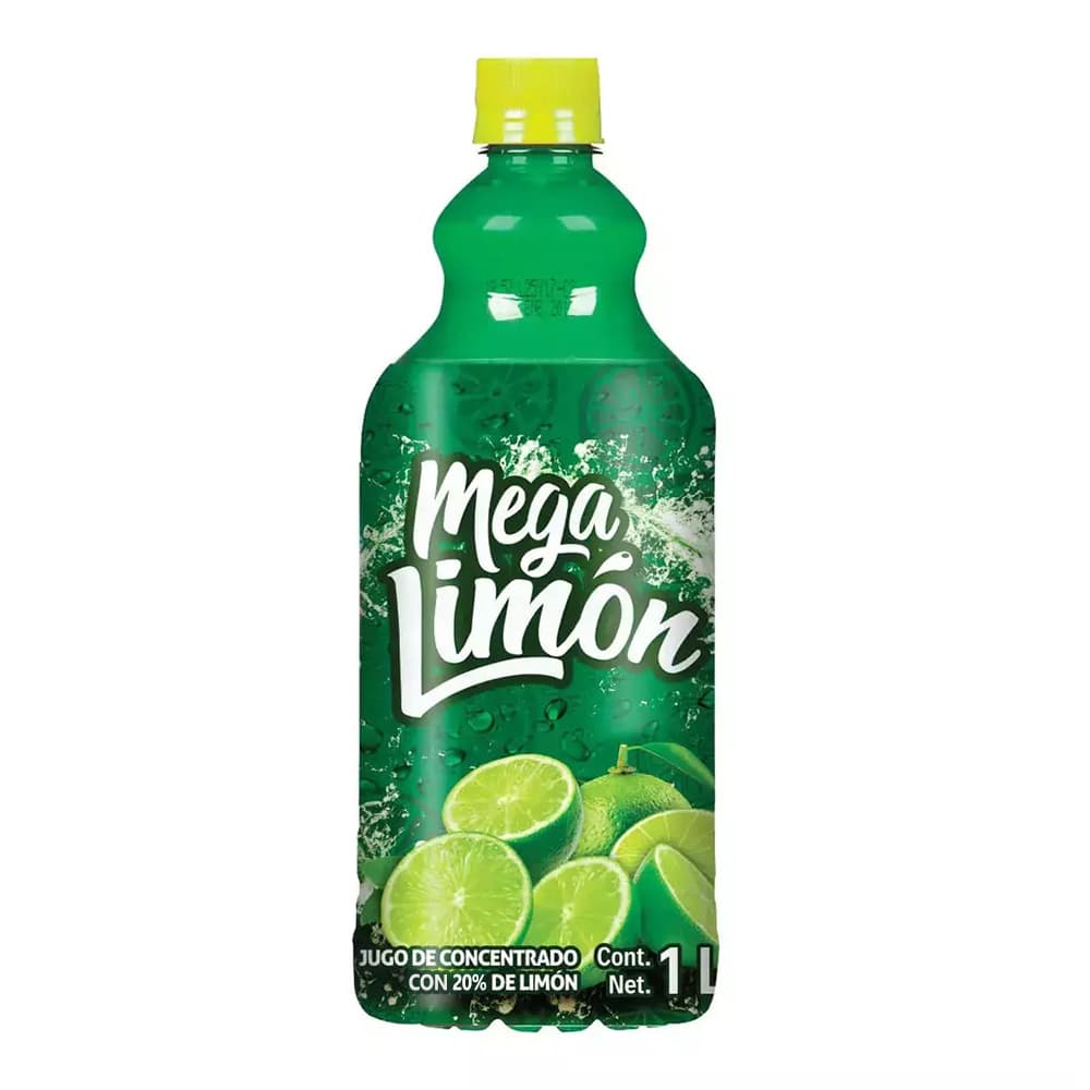 Jugo de concentrado con 20% de limón Mega (1 L) - Imagen 1
