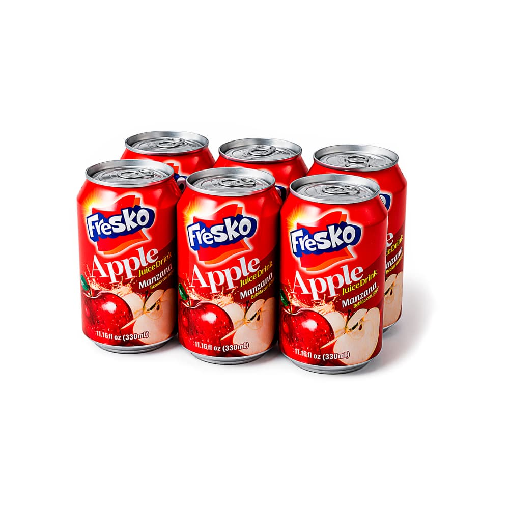 Jugo de manzana Fresko (6 x 330 ml / 11.16 oz) - Imagen 1