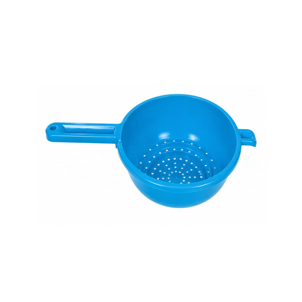 Escurreverduras de plástico con mango grande azul de 42 cm Casa y Menaje - Miniatura 1