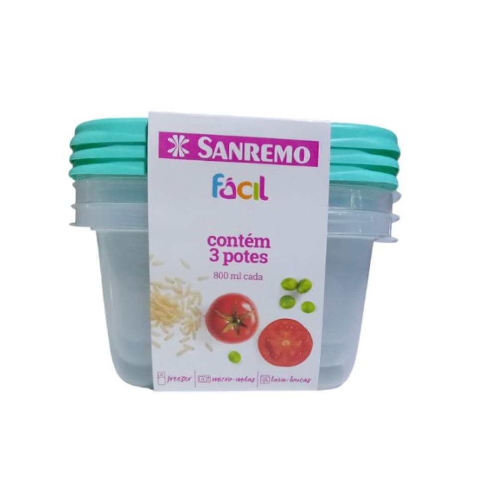 Conjunto de 3 pozuelos plàsticos Sanremo (800 ml) - Miniatura 2