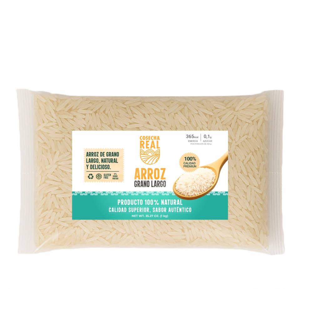 Arroz de grano largo Cosecha Real (1 kg / 2.2 lb) - Imagen 1