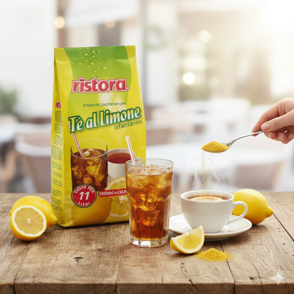 Té instantáneo sabor limón Ristora (1 kg / 2.2 lb) - Miniatura 4