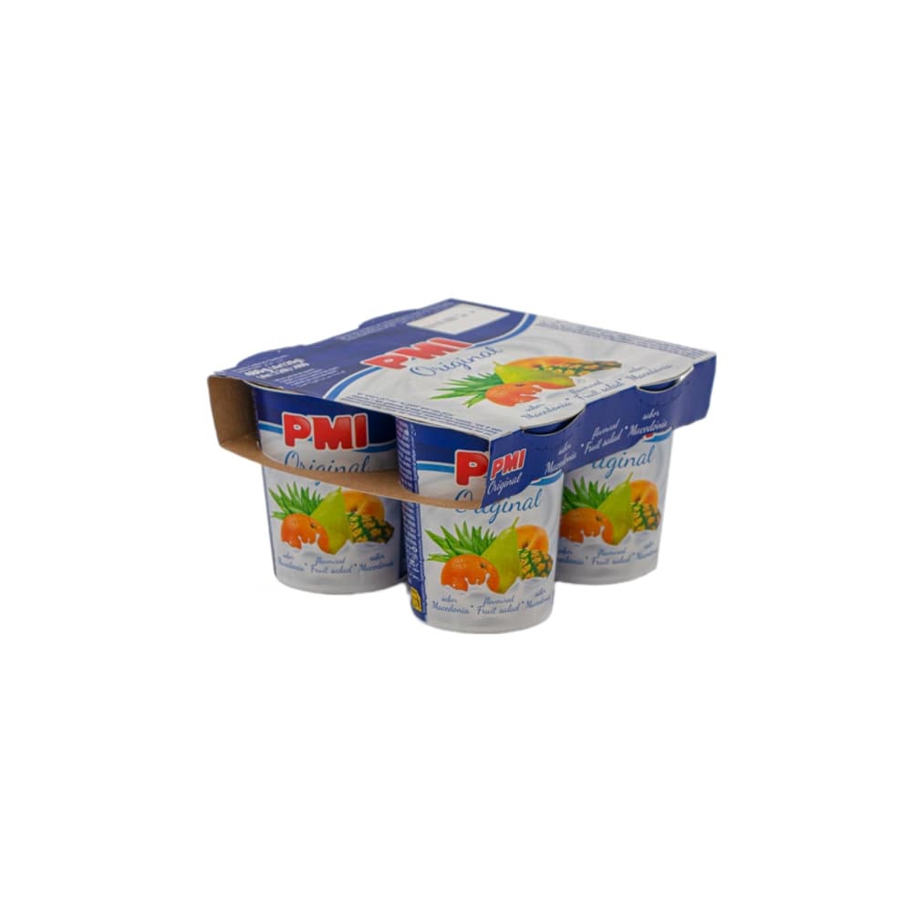 Yogurt sabor macedonia Original PMI (4 x 120 g / 4.23 oz) - Miniatura 2