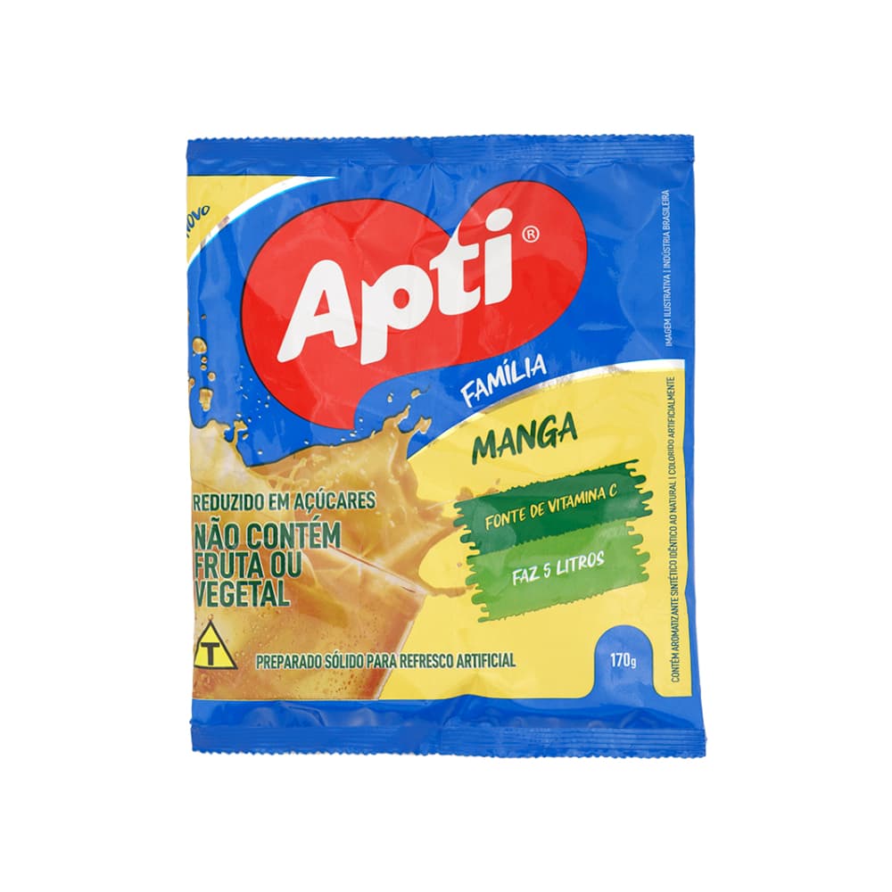Refresco instantáneo sabor mango Apti (170 g / 6 oz) - Imagen 1