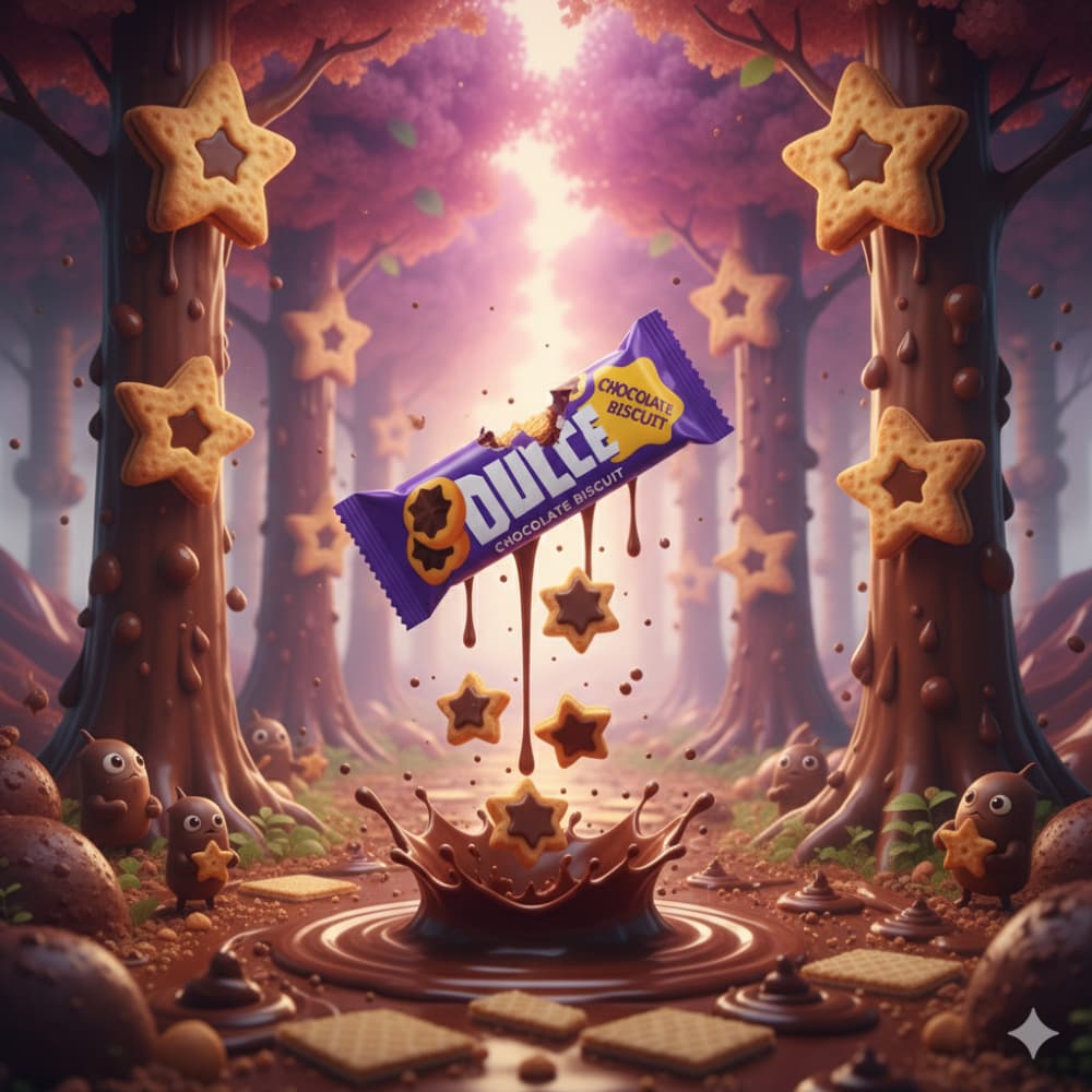 Galletas tipo sándwich con crema sabor chocolate Dulce (60 g / 2.12 oz) - Miniatura 4