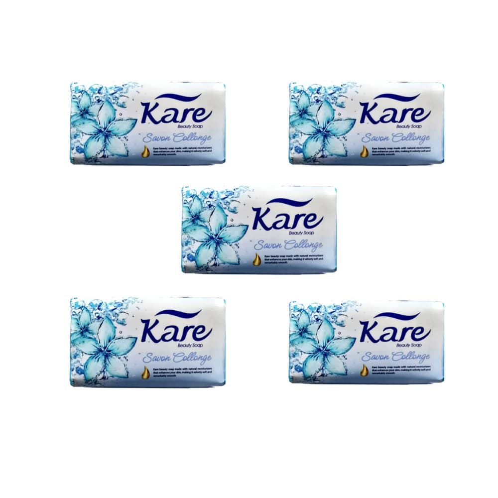 Jabón de tocador savon collonge Kare (5 x 75 g / 2.64 oz) - Imagen 1