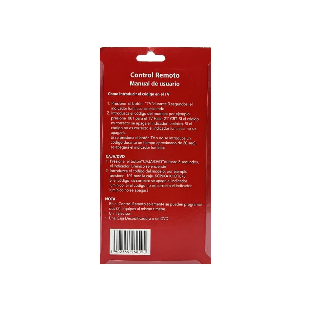 Control remoto universal de televisión GSSG KT1440 - Miniatura 2