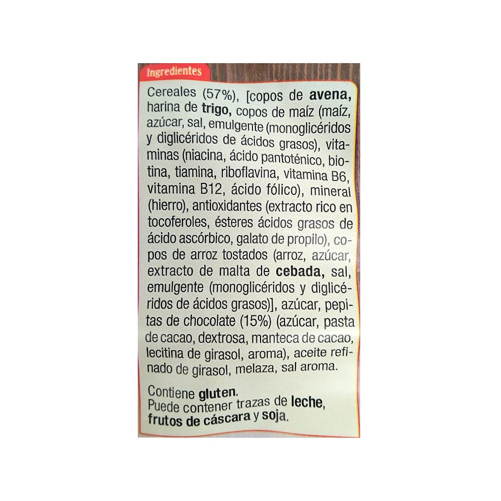 Cereal Muesli crujiente con chocolate Ceridés (500 g / 1.1 lb) - Miniatura 3